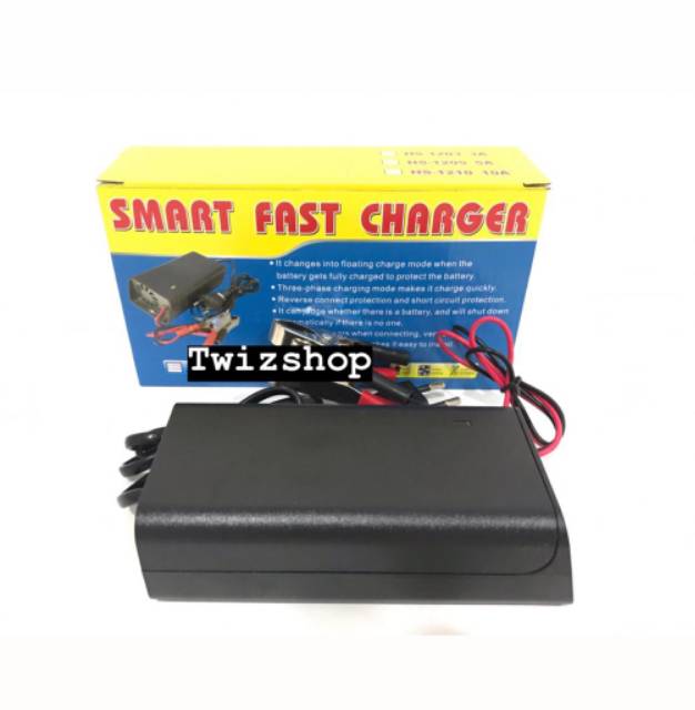 Charger Aki 12V 10A Smart