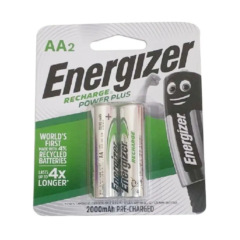 ENERGIZER RECHARGE BATTERIES BATERAI isi ulang NiMH AA 2000mah