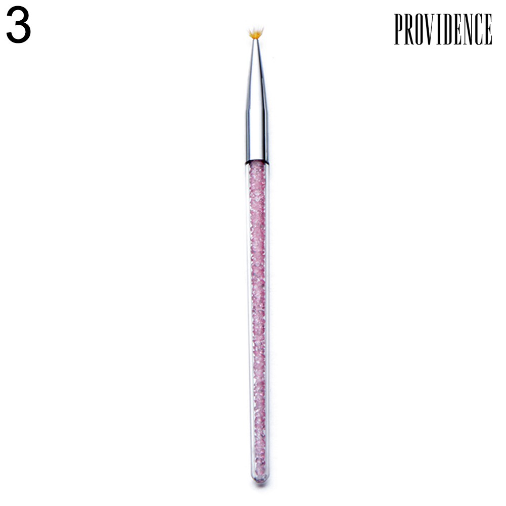 Providence Rhinestone Handle Nail Art UV Gel Polish Painting Drawing Pen DIY Manicure Tool