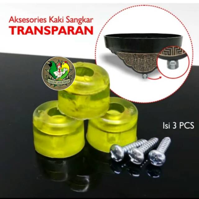 Karet kaki sangkar tebok burung