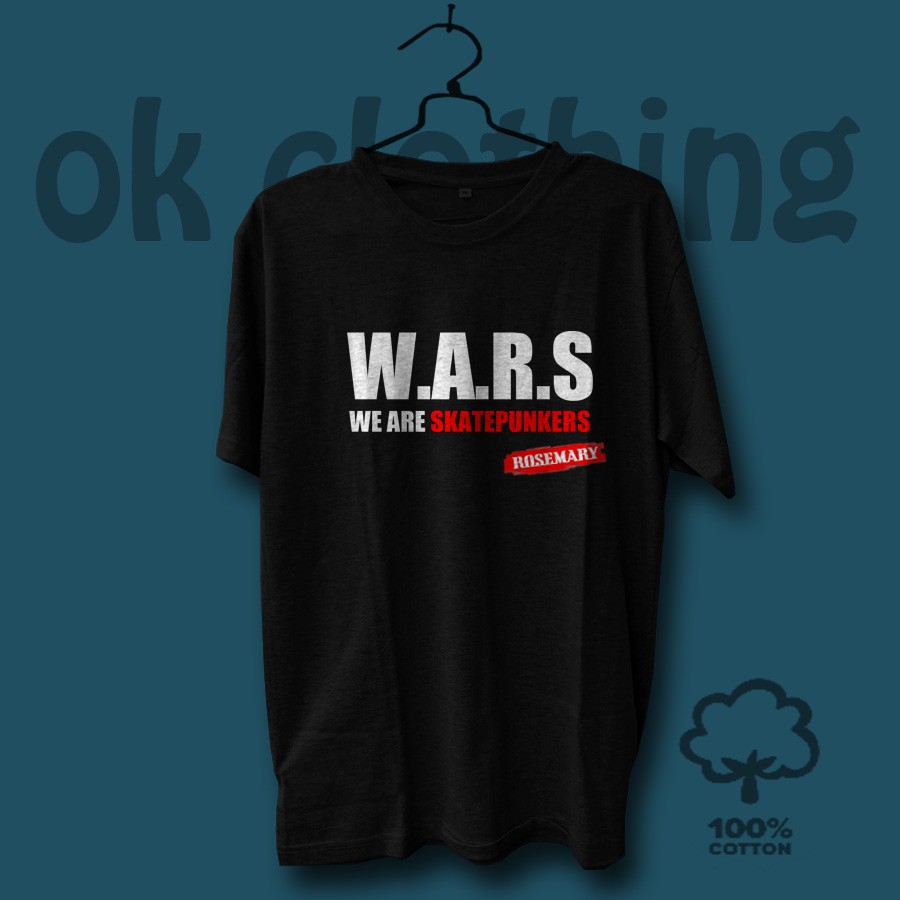 Baju Kaos Tshirt WARS Rosemary