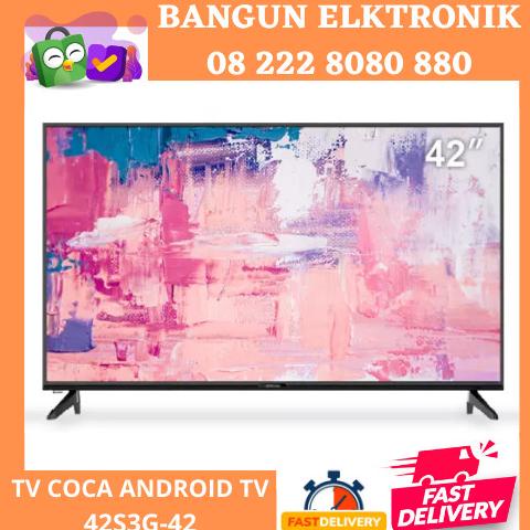 TV COOCAA LED TV 42S3G 42 INCH SMART ANDROID YOUTUBE NETFLIX 42S3G-42