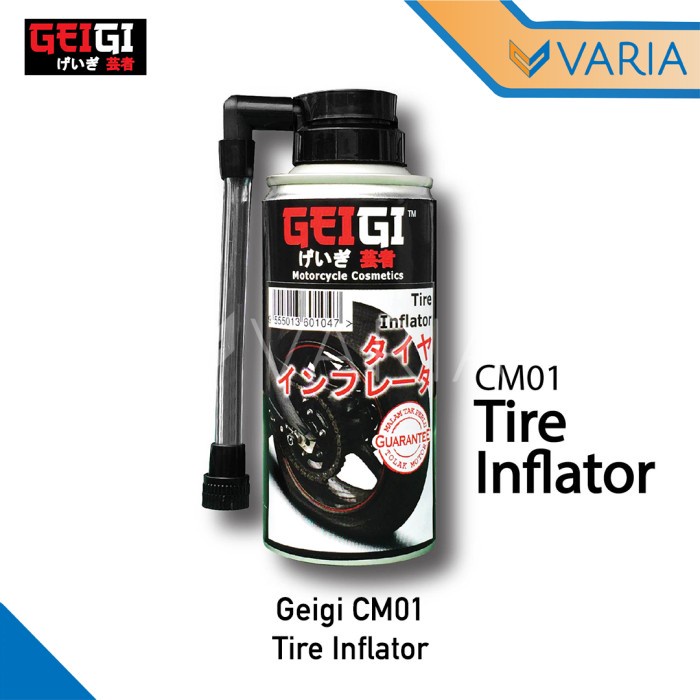 Geigi Tire Inflator CM01 Samurai Paint 150 ml Cairan Tambal Ban Bocor