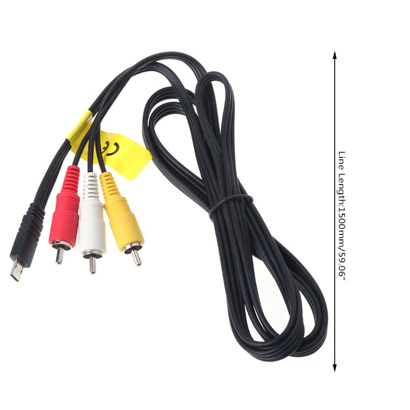 Vivi Kabel Av Vmc-15Mr2 Rca Terminal Cord Untuk Kamera Digital Camcorder Sony