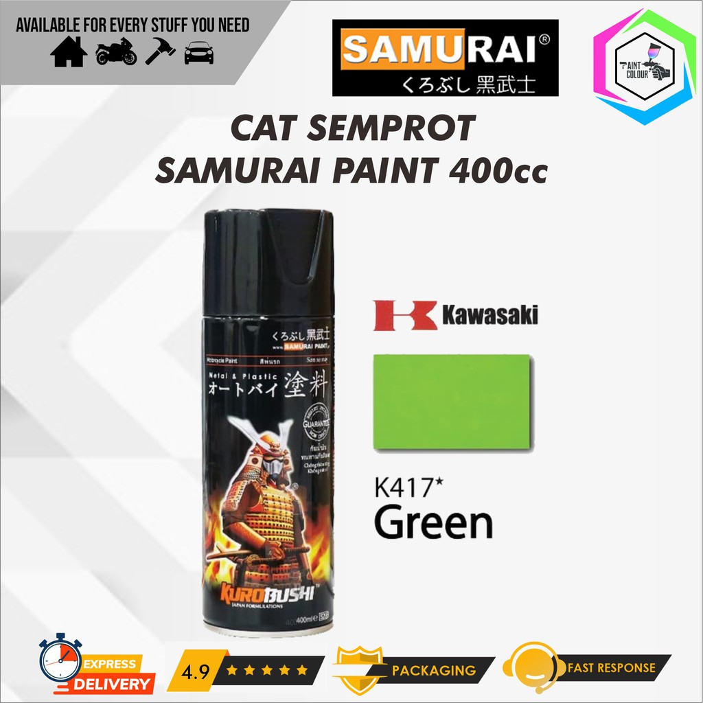 Samurai Paint K417* Green Cat Semprot/Pylox Motor/Helm/Gundam