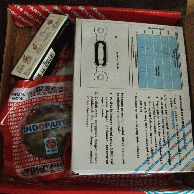 gear set suzuki shogun 110