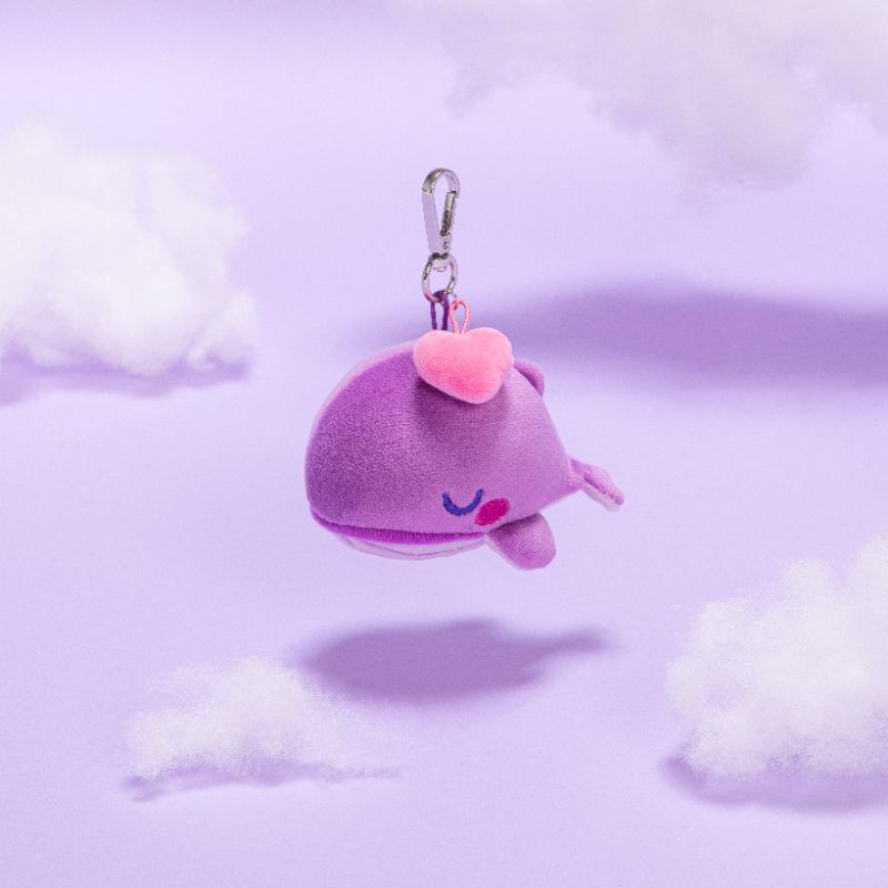 TinyTan Whale Plush Keyring Charm