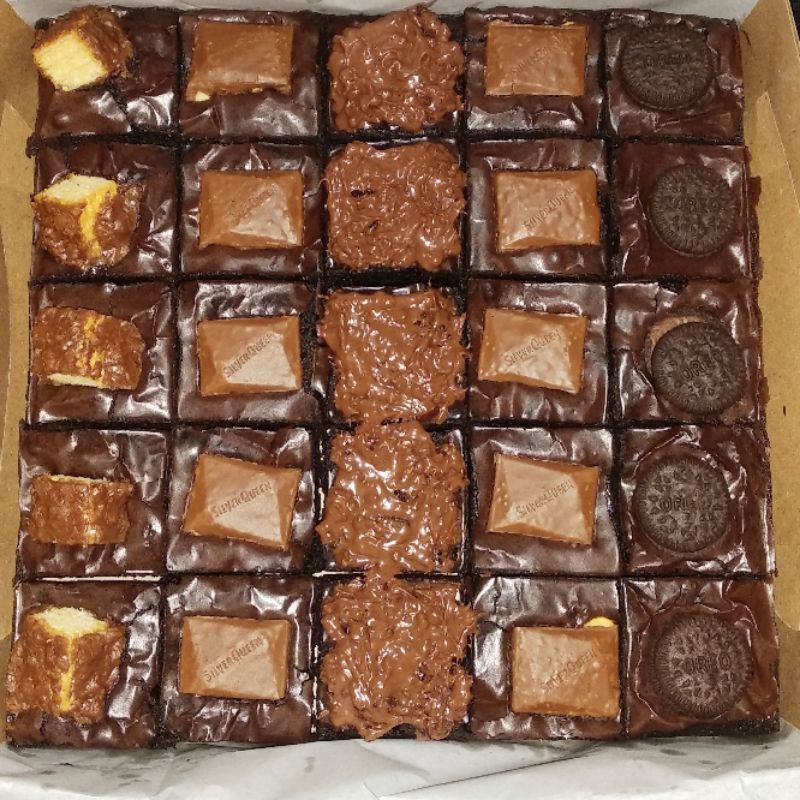 

brownies sekat double Silverqueen ovomaltine