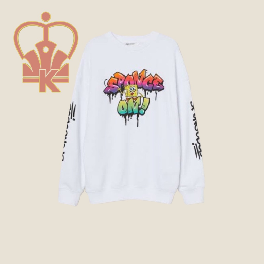 Crewneck Sweater Hnm H&m Spongebob