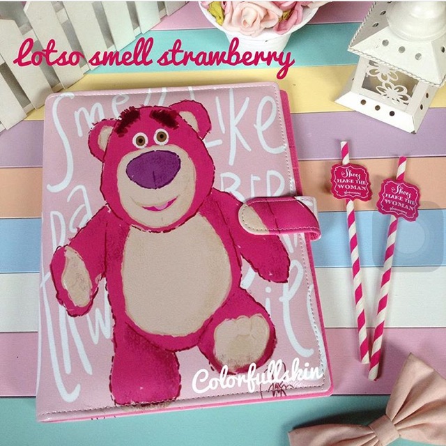 

lotso smell strawberry binder buku printing