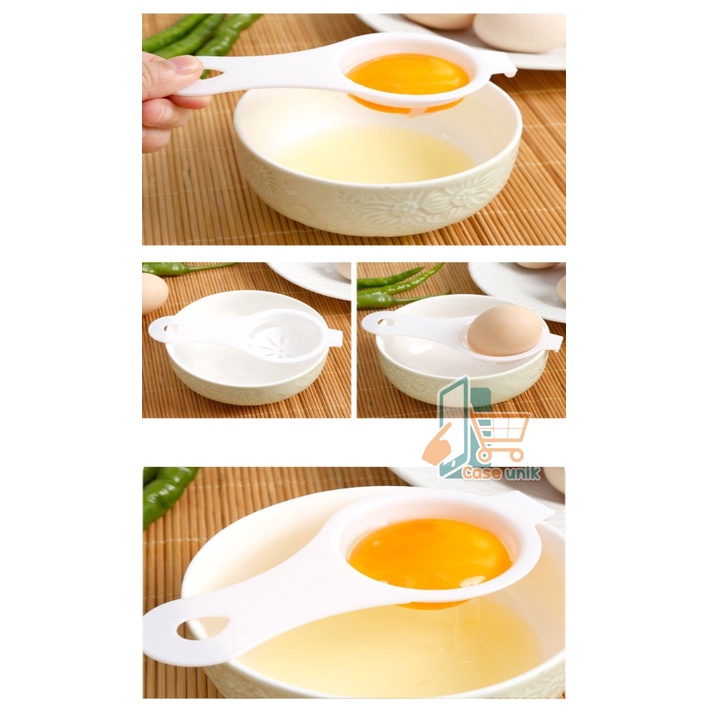 RT28 ALAT SARINGAN SENDOK PEMISAH KUNING DAN PUTIH TELUR SEDERHANA EGG SEPARATOR CS3547