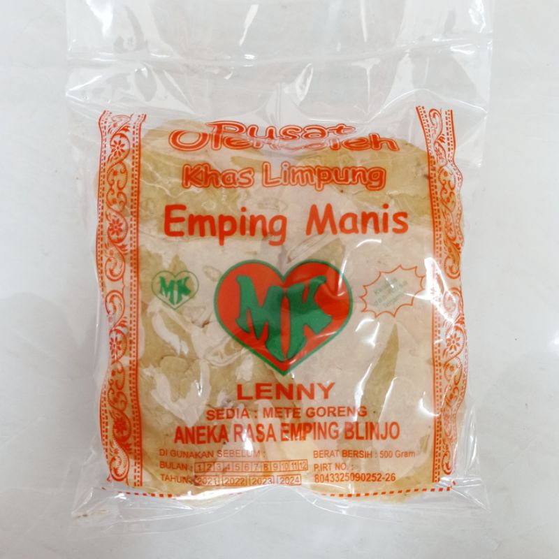 

Emping Melinjo Manis Asli Limpung