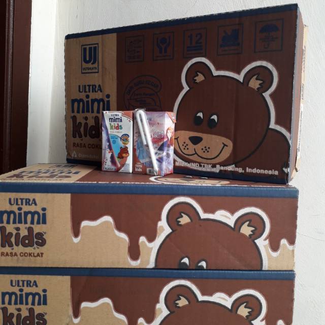 

Susu ultra mimi rasa coklat kids 125ml isi 40pcs