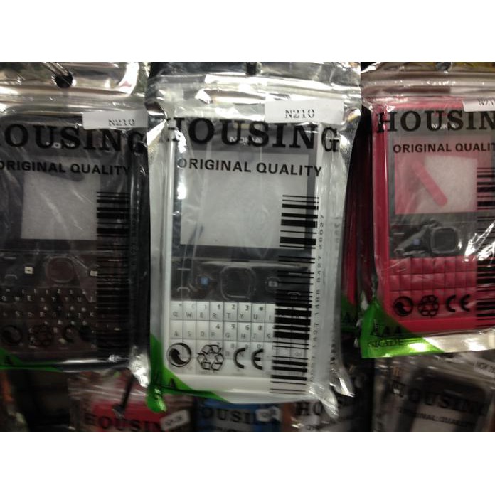 CHASING HP_HRP NOKIA ASHA 210 QWERTY KW1 NON TULANG BONUS KEYPAD HITAM PUTIH SERI MPV2094 HRP_4411