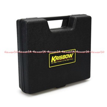 Krisbow Cordless Screwdriver 200Rpm Bor Tanpa Kabel dengan lampu LED