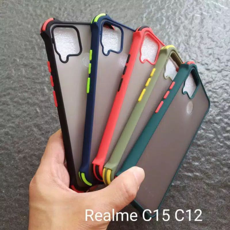 Case Realme C15 C12 C25 Narzo 30A ( 10 model ) soft softcase softshell silikon cover casing kesing housing