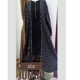terbaru / gamis / abaya hikmat kw tenun original merk Khayira big size jumbo