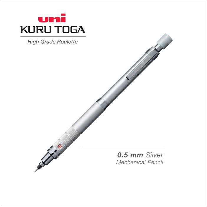 

UNI KURU TOGA ROULETTE MECHANICAL PENCIL 0.5 MM SILVER