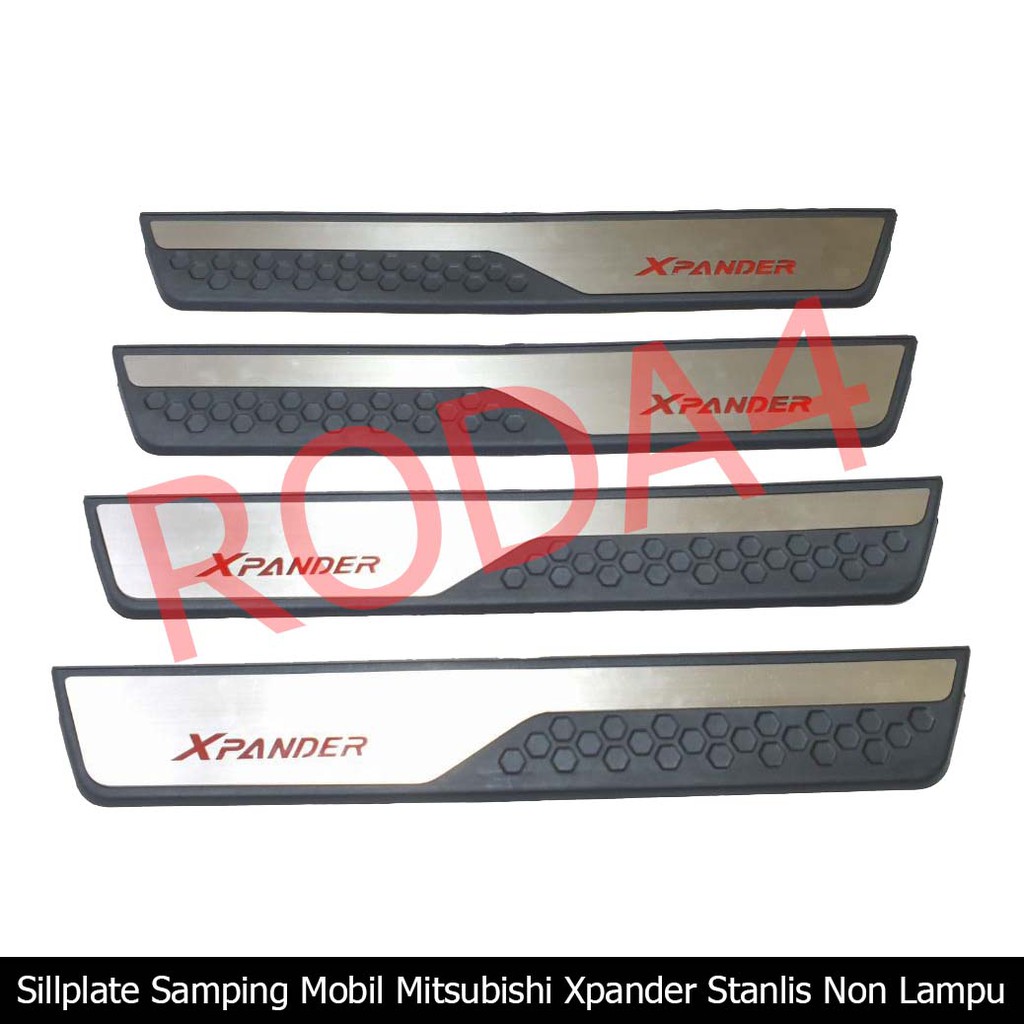Sillplate Samping Stainless Mobil Mitubishi XPANDER  Non LED