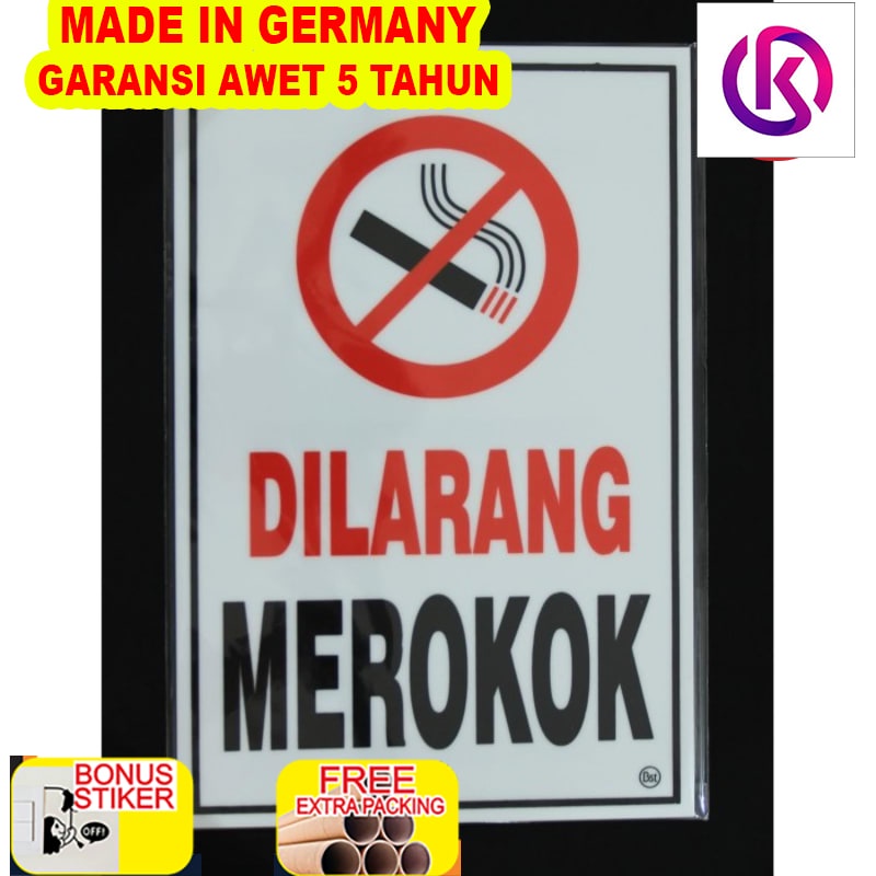 

Murah PAPAN LABEL AKRILIK DILARANG MEROKOK JUMBO