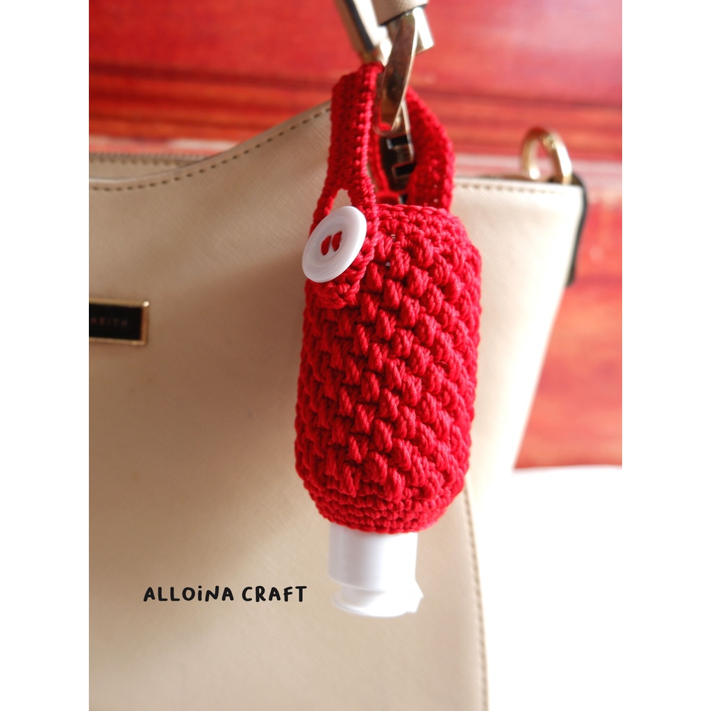 Hand Sanitizer Holder - Gantungan Hand Sanitizer Rajut - 04