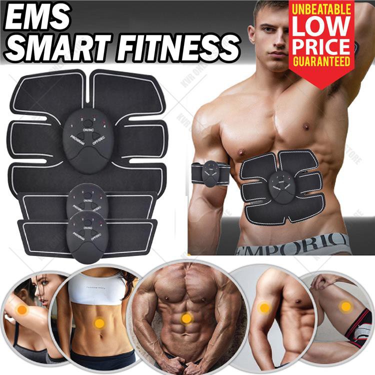 CARA INSTANT SIX PACK ~ EMS Smart Fitness ~ Alat Stimulator Otot Perut