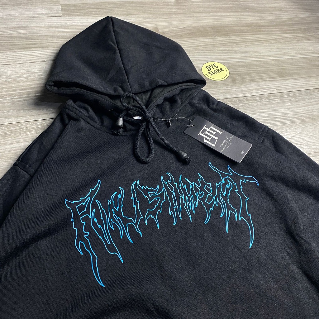 SWEATER HOODIE CREWNECK ORIGINAL PUNISHMENT SPESIAL ART BEAR STREEWEAR OVERSIZE BLACK