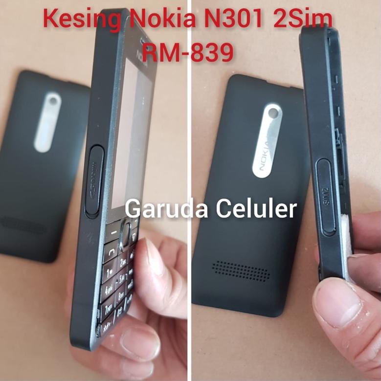 [PROMO RMF80] Casing Kesing Nokia N301 301 RM-839 RM839 Depan Belakang + Keypad Diskon