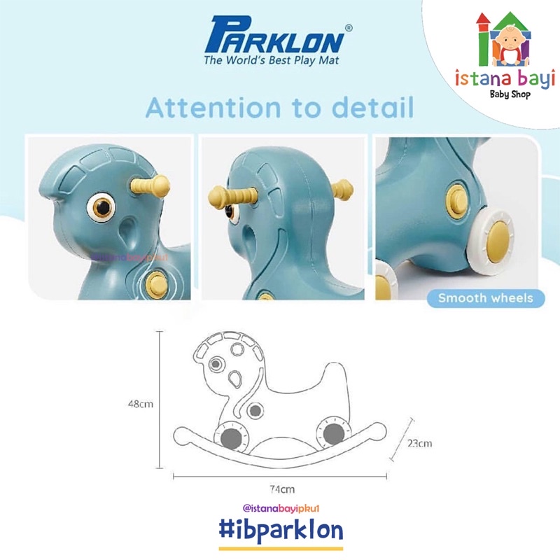 Parklon Rocking Horse 2 in 1 / Mainan Kuda Ayunan Parklon Rocking Horse 2 in 1 / Kuda Rocking / Mainan Kuda Ayunan