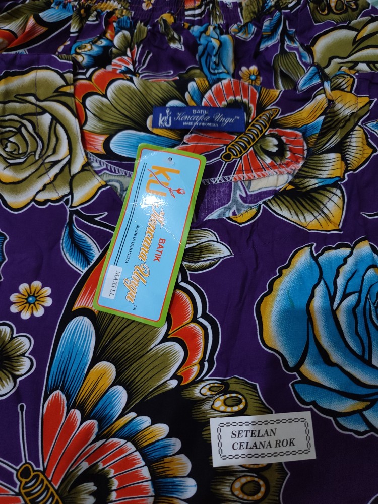 Stelan Kencana Ungu Jumbo Maxi Ll Label Biru