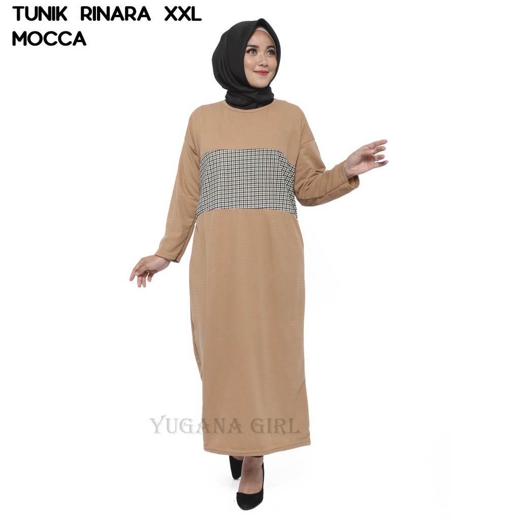 Monellina 13A RINARA Baju  Tunik Atasan  XXL  Jumbo Murah 