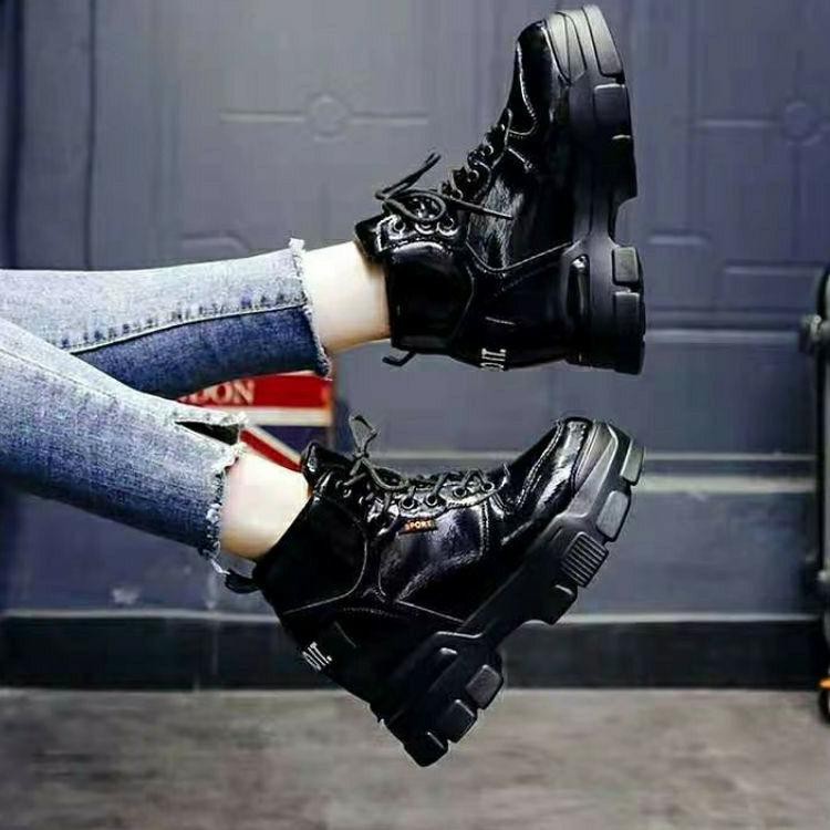 SN107 High Boots Import Wanita Sepatu Tinggi Korea Cewek Muslim 