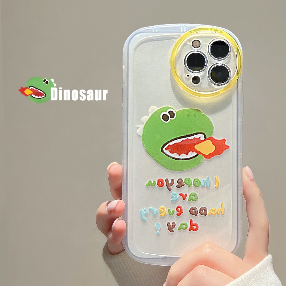 Case Pelindung Motif Dinosaurus Bahan TPU Untuk iPhone 11 13pro 13prm 12 7Plus xs 8Plus XR 7 8 XR 11pro xs Max 12Pro Max