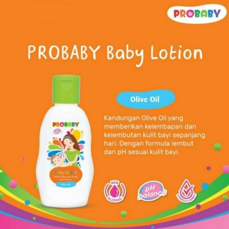 PROBABY Lotion 100ml / 200ml Losion Bayi Baby Body Lotion Pelembab Kulit Bayi