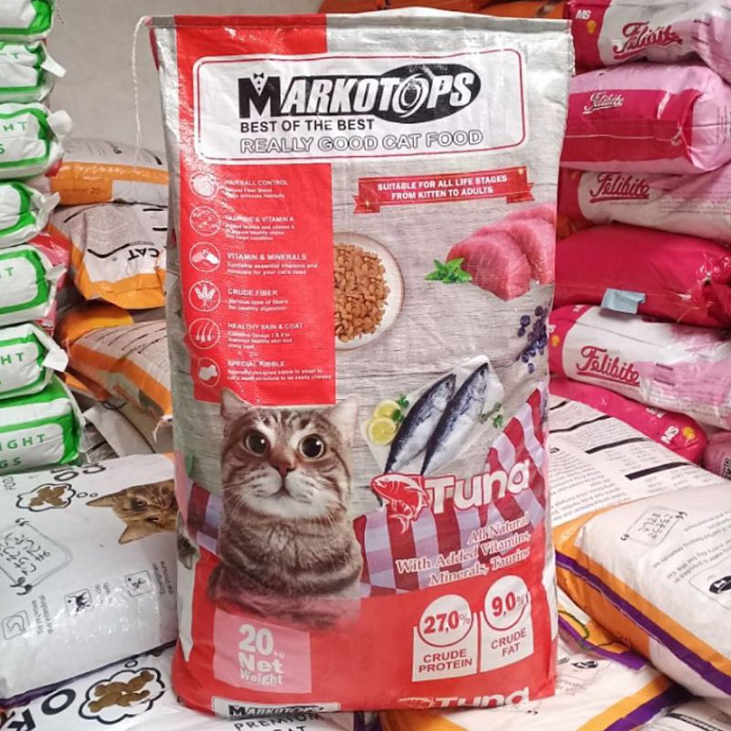 Makanan Kucing Buat Semua Umur Markotops Tuna 20kg | Markotop Tuna 20kg