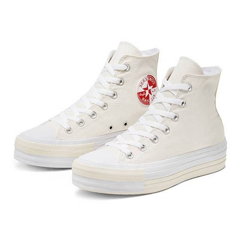 Converse Ctas Hi Platform Rivals Egret University Red Original Resmi