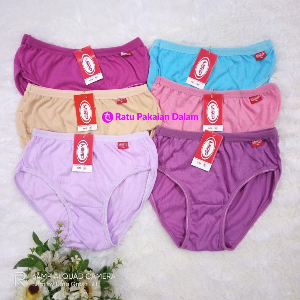 Pakaian Celana Dalam Dalem Cawet CD Remaja Wanita Perempuan Sexy Lokal Murah Mirip Baiyun Size M - X