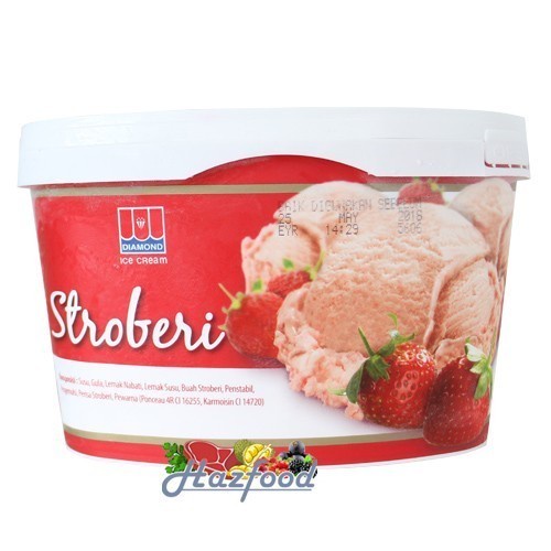 

DIAMOND ICE CREAM STROBERI I ES KRIM 700 ML