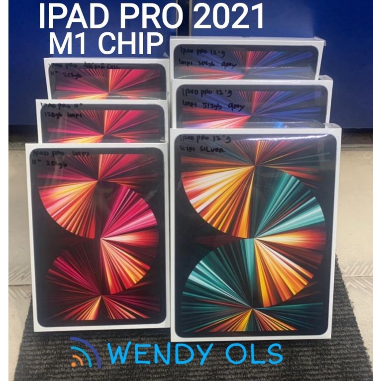 IPAD Pro 11 Inch 3rd Gen 2021 M1 Chip 128GB 256GB 512GB 1TB 2TB Wifi