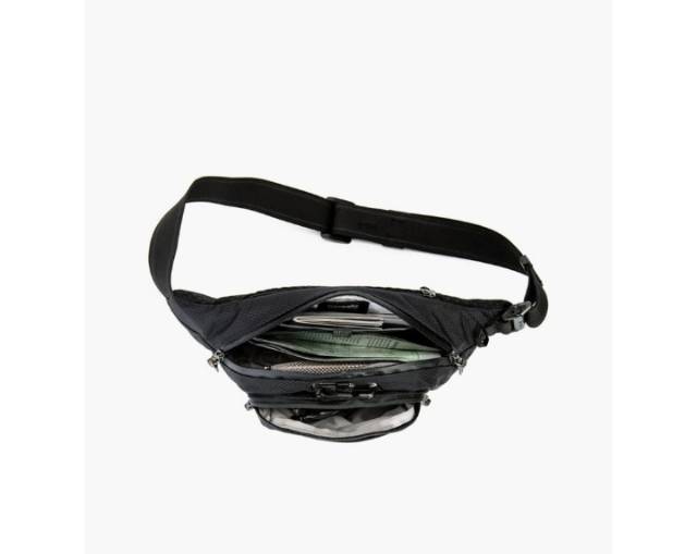 Tas pinggang Pacsafe Venturesafe X Anti-Theft Waistpack Black