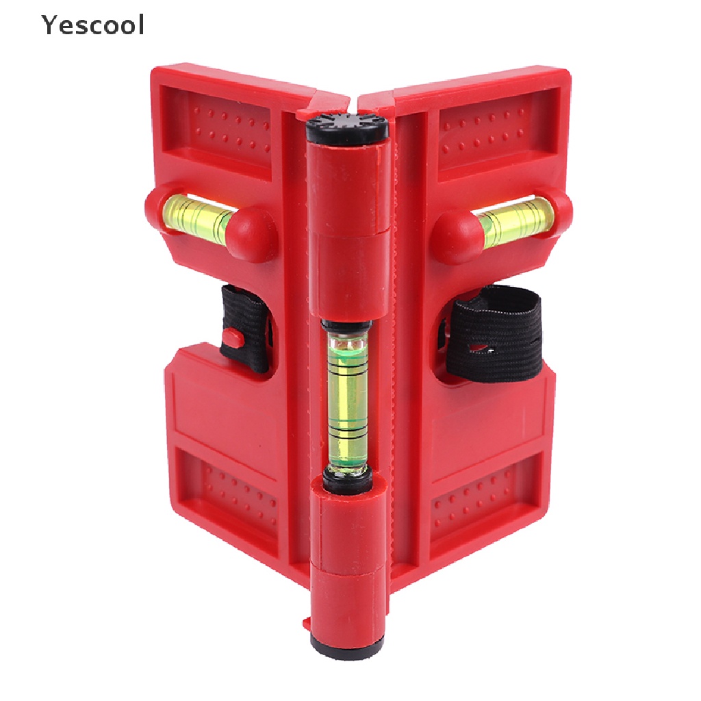 Yescool Waterpass Pengukur Level Kemiringan Pipa Silinder Lipat Presisi Tinggi