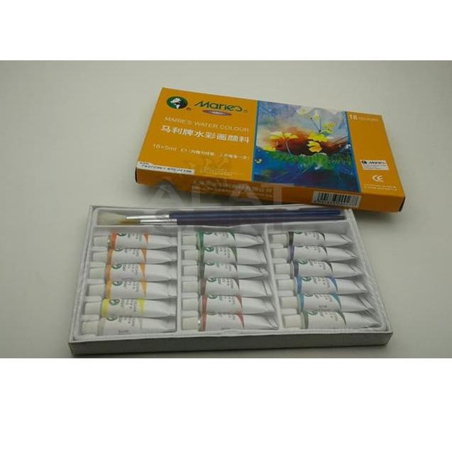 

Ready Istimewa Maries Watercolor 18 X 5 mL set 18 - E.1327