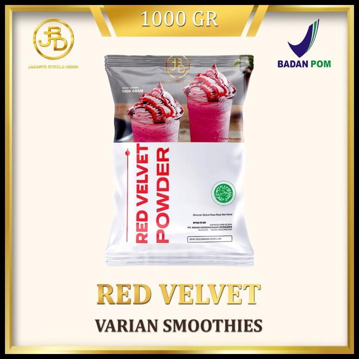 

Red Velvet Powder - Bubuk Minuman Bubble Drink Cappucino Cincau