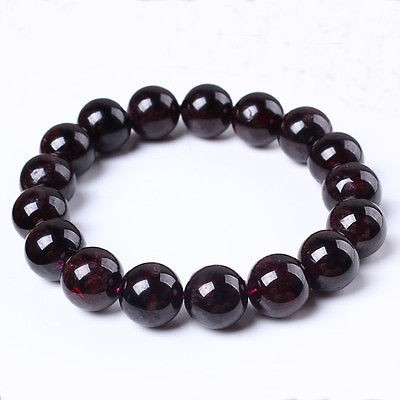 Gelang Batu Natural Garnet Body Glass Original Garansi Natural