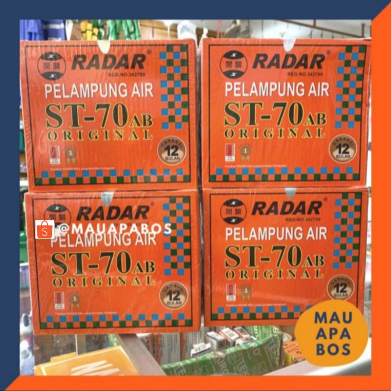 Radar Otomatis Tandon Air Radar Orange ST-70 Original