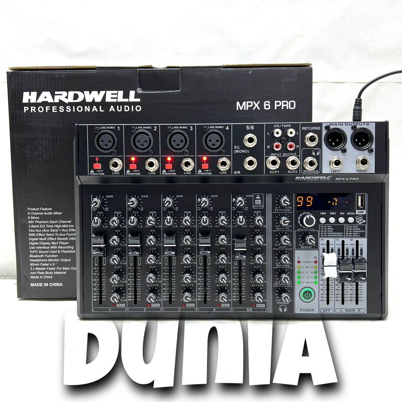 Mixer Hardwell MPX6PRO Original Hardwell MPX 6 PRO