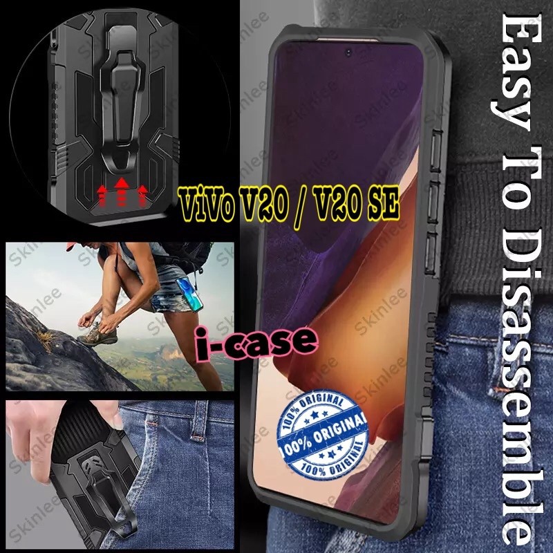 Case Vivo V20 Case Armor Belt Clip Pinggang Vivo V20se V20 Se