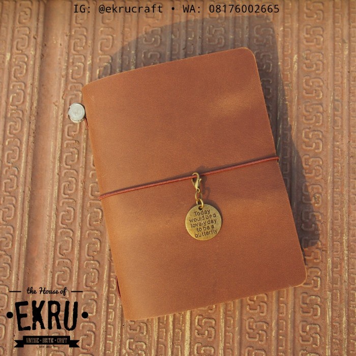 

Unik Genuine Leather Cover Travelers Notebook (Midori) Passport A Terbatas