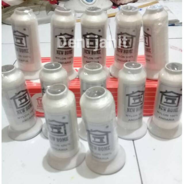 Benang transparan Andaria/benang aplikasi/benang payet