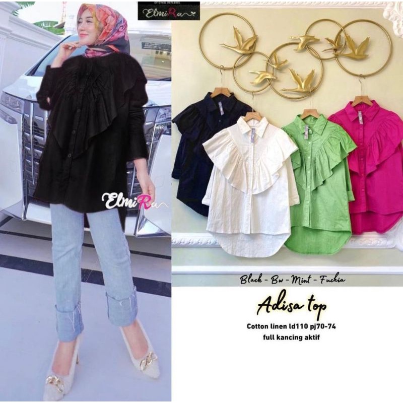 ADISA TOP LD 110 KEMEJA WANITA